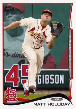 #329a Matt Holliday - St. Louis Cardinals - 2014 Topps Baseball