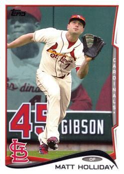 #329b Matt Holliday - St. Louis Cardinals - 2014 Topps Baseball