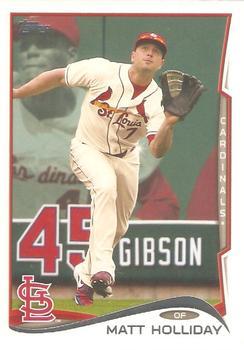 #329c Matt Holliday - St. Louis Cardinals - 2014 Topps Baseball