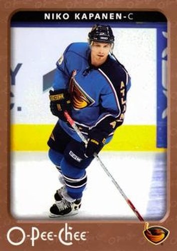 #32 Niko Kapanen - Atlanta Thrashers - 2006-07 O-Pee-Chee Hockey