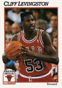 #32 Cliff Levingston - Chicago Bulls - 1991-92 Hoops Basketball
