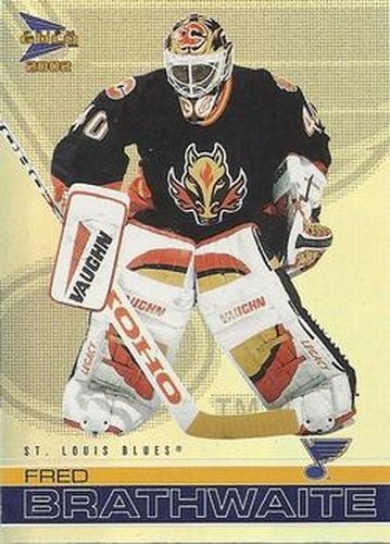 #32 Fred Brathwaite - St. Louis Blues - 2001-02 Pacific McDonald's Hockey