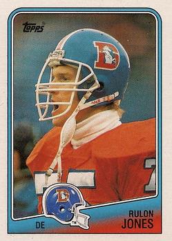 #32 Rulon Jones - Denver Broncos - 1988 Topps Football