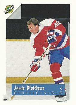 #32 Jamie Matthews - Chicago Blackhawks - 1991 Ultimate Draft Hockey