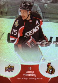 #32 Dany Heatley - Ottawa Senators - 2009-10 Upper Deck McDonald's Hockey