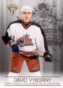 #32 David Vyborny - Columbus Blue Jackets - 2003-04 Pacific Private Stock Titanium Hockey
