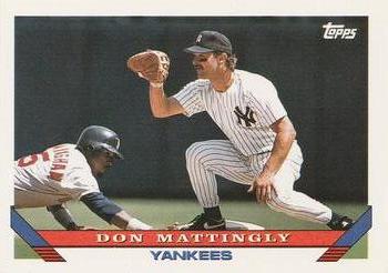 #32 Don Mattingly - New York Yankees - 1993 Topps Baseball