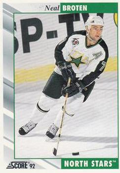 #32 Neal Broten - Minnesota North Stars - 1992-93 Score USA Hockey