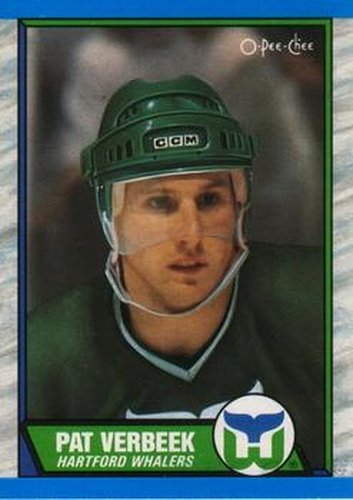 #32 Pat Verbeek - Hartford Whalers - 1989-90 O-Pee-Chee Hockey