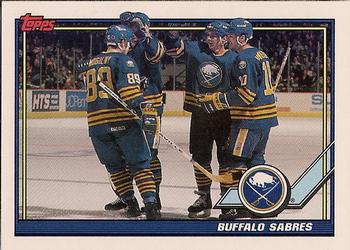 #32 Buffalo Sabres - Buffalo Sabres - 1991-92 Topps Hockey