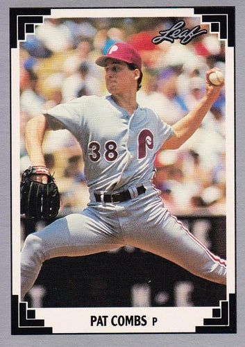 #32 Pat Combs - Philadelphia Phillies - 1991 Leaf Baseball