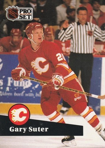 #32 Gary Suter - 1991-92 Pro Set Hockey