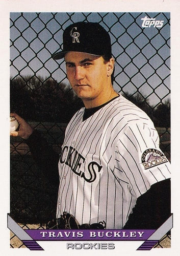 #732 Travis Buckley - Colorado Rockies - 1993 Topps Baseball