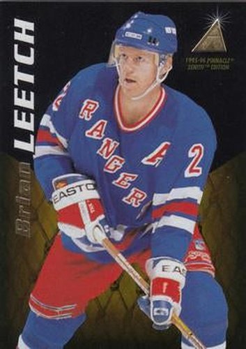 #32 Brian Leetch - New York Rangers - 1995-96 Zenith Hockey
