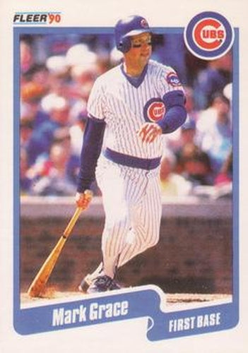 #32 Mark Grace - Chicago Cubs - 1990 Fleer USA Baseball
