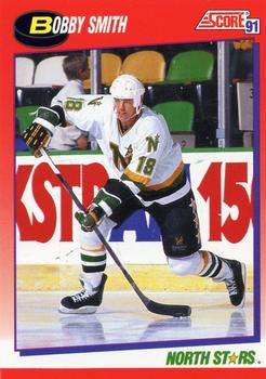 #32 Bobby Smith - Minnesota North Stars - 1991-92 Score Canadian Bilingual Hockey