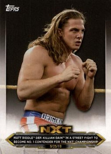#32 Matt Riddle / Killian Dain - 2020 Topps WWE NXT Wrestling