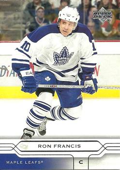 #32 Ron Francis - Toronto Maple Leafs - 2004-05 Upper Deck Hockey