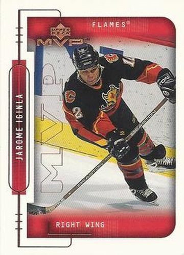 #32 Jarome Iginla - Calgary Flames - 1999-00 Upper Deck MVP Hockey