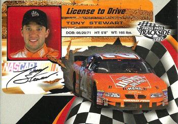 #LD32 Tony Stewart - Joe Gibbs Racing - 2002 Press Pass Trackside Racing - License to Drive