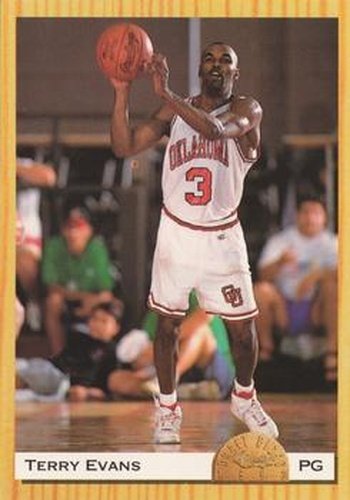 #32 Terry Evans - Oklahoma Sooners - 1993 Classic Draft Picks Basketball