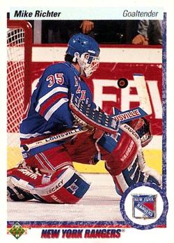#32 Mike Richter - New York Rangers - 1990-91 Upper Deck Hockey