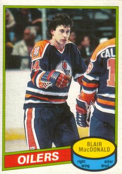 #32 Blair MacDonald - Edmonton Oilers - 1980-81 O-Pee-Chee Hockey