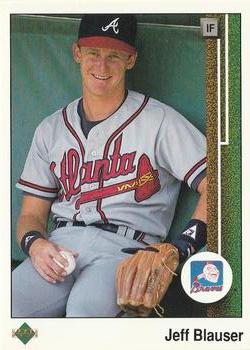 #132 Jeff Blauser - Atlanta Braves - 1989 Upper Deck Baseball