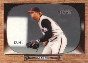 #32 Adam Dunn - Cincinnati Reds - 2004 Bowman Heritage Baseball