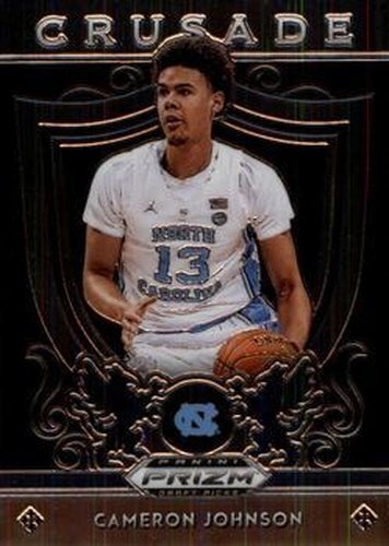 #32 Cameron Johnson - North Carolina Tar Heels - 2019 Panini Prizm Draft Picks Basketball