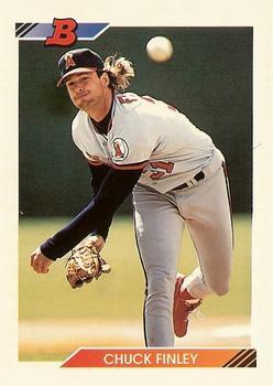 #32 Chuck Finley - California Angels - 1992 Bowman Baseball