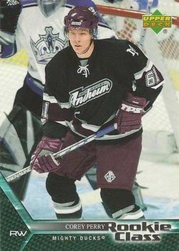 #32 Corey Perry - Anaheim Mighty Ducks - 2005-06 Upper Deck Rookie Class Box Set Hockey