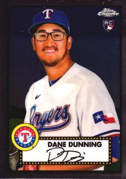 #32 Dane Dunning - Texas Rangers - 2021 Topps Chrome Platinum Anniversary Baseball