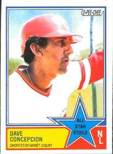 #32 Dave Concepcion - Cincinnati Reds - 1983 O-Pee-Chee Baseball