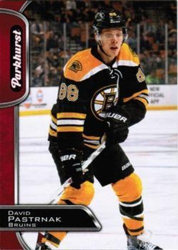 #32 David Pastrnak - Boston Bruins - 2016-17 Parkhurst - Red Hockey