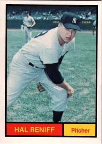 #32 Hal Reniff - New York Yankees -1982 Galasso 1961 World Champions New York Yankees Baseball