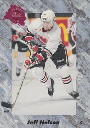 #32 Jeff Nelson - Washington Capitals - 1991 Classic Four Sport