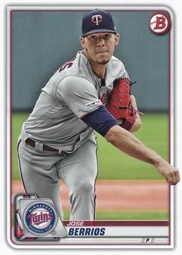 #32 Jose Berrios - Minnesota Twins - 2020 Bowman Baseball