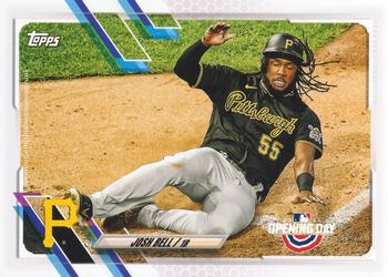 #32 Josh Bell - Pittsburgh Pirates - 2021 Topps Opening Day Baseball