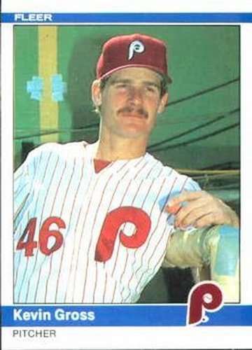 #32 Kevin Gross - Philadelphia Phillies - 1984 Fleer Baseball