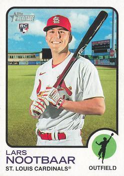 #32 Lars Nootbaar - St. Louis Cardinals - 2022 Topps Heritage Baseball