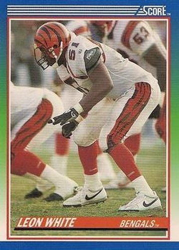#32 Leon White - Cincinnati Bengals - 1990 Score Football