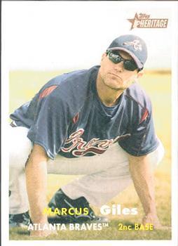 #32 Marcus Giles - Atlanta Braves - 2006 Topps Heritage Baseball