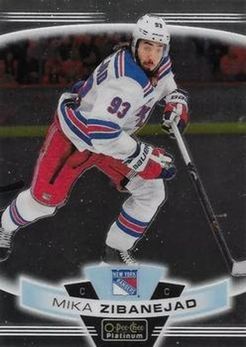 #32 Mika Zibanejad - New York Rangers - 2019-20 O-Pee-Chee Platinum Hockey