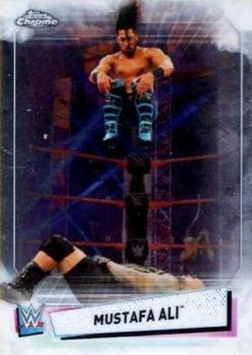 #32 Mustafa Ali - 2021 Topps WWE Chrome Wrestling