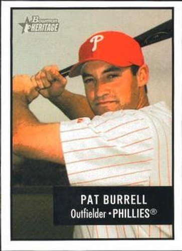 #32 Pat Burrell - Philadelphia Phillies - 2003 Bowman Heritage Baseball