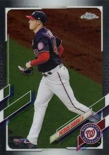 #32 Patrick Corbin - Washington Nationals - 2021 Topps Chrome Baseball