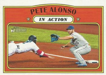 #32 Pete Alonso - New York Mets - 2021 Topps Heritage Baseball