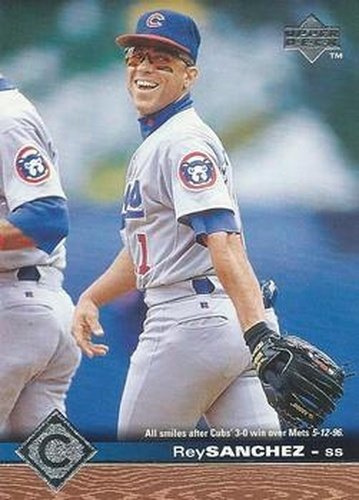 #32 Rey Sanchez - Chicago Cubs - 1997 Upper Deck Baseball