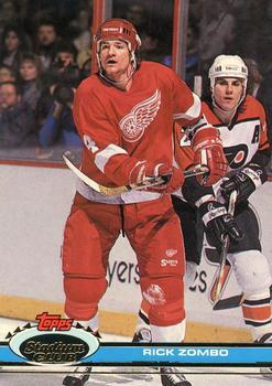 #32 Rick Zombo - Detroit Red Wings - 1991-92 Stadium Club Hockey